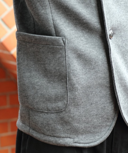 ８(eight)（エイト）の「ポンチテーラード（テーラードジャケット・メンズ・ネイビー/チャコールグレー/ブラック・X-LARGE/MEDIUM/LARGE）」の9枚目の写真