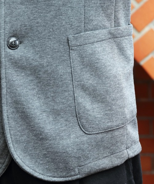 ８(eight)（エイト）の「ポンチテーラード（テーラードジャケット・メンズ・ネイビー/チャコールグレー/ブラック・X-LARGE/MEDIUM/LARGE）」の11枚目の写真