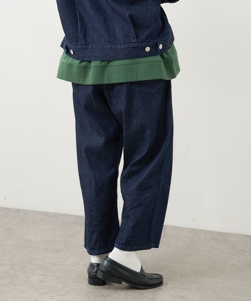 PUAL CE CIN（ピュアルセシン）の「【Du noir】JAPAN MADE デニムバルーンパンツ（デニムパンツ・レディース・ブラック/インディゴブルー・FREE）」の5枚目の写真