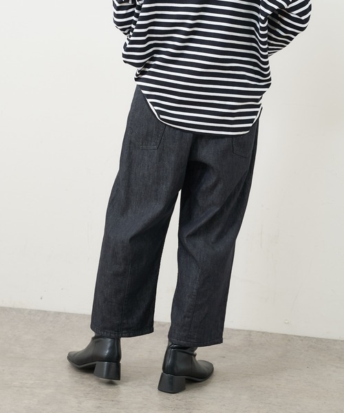 PUAL CE CIN（ピュアルセシン）の「【Du noir】JAPAN MADE デニムバルーンパンツ（デニムパンツ・レディース・ブラック/インディゴブルー・FREE）」の11枚目の写真