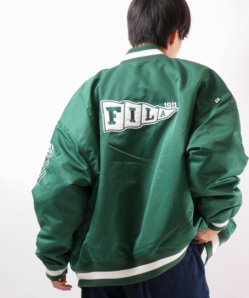 FILA（フィラ）の「【FILA】ナイロン オーバーシルエット スタジャン