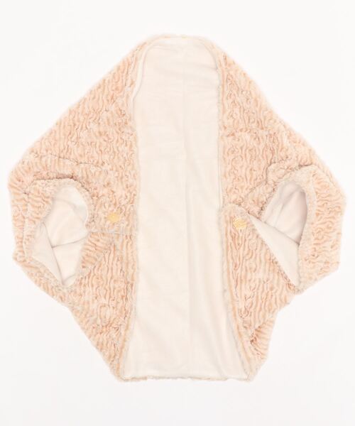 Rewde（ルゥデ）の「3wayブランケット（1R18-FUKU01）（ストール/ショール・レディース・ベージュ/モカ・FREE）」の3枚目の写真