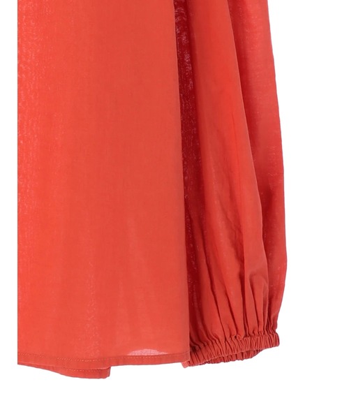 Green Parks(グリーンパークス)の「刺繍スモックシャツ(シャツ/ブラウス・レディース・オフホワイト/ブラック/オレンジ・FREE)」の19枚目の写真