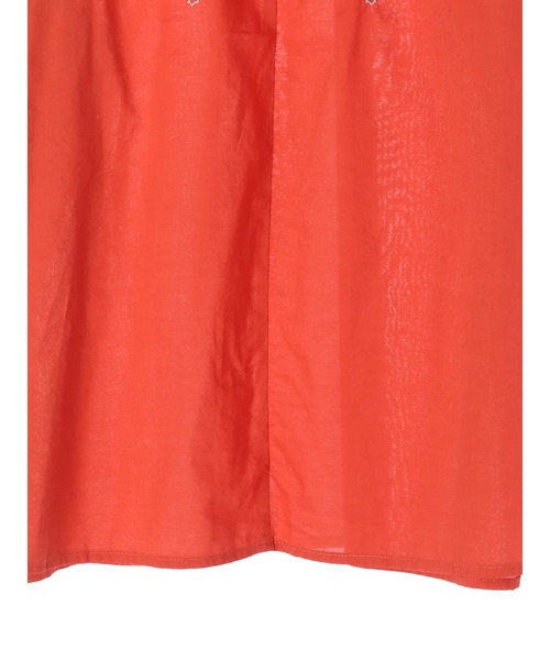 Green Parks(グリーンパークス)の「刺繍スモックシャツ(シャツ/ブラウス・レディース・オフホワイト/ブラック/オレンジ・FREE)」の20枚目の写真