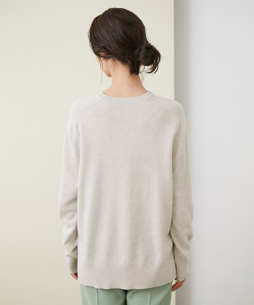 ROPE'(ロペ)の「【シリーズ】カシミアブレンドクルーネックニット(ニット/セーター・レディース・ライトグレー/キナリ/ダークブラウン/ピンク系その他2・38)」の17枚目の写真