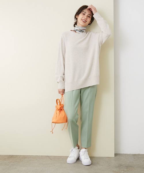 ROPE'(ロペ)の「【シリーズ】カシミアブレンドクルーネックニット(ニット/セーター・レディース・ライトグレー/キナリ/ダークブラウン/ピンク系その他2・38)」の22枚目の写真