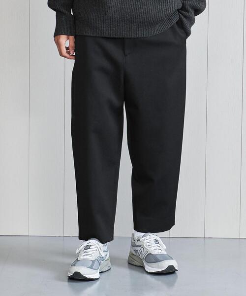 H BEAUTY&YOUTH UNITED ARROWS(エイチビューティーアンドユースユナイテッドアローズ)の「<H>WORSTED WIDE 8.5 LENGTH PANTS/パンツ(その他パンツ・メンズ・ダークグレー/ブラック・S/M/L)」の2枚目の写真
