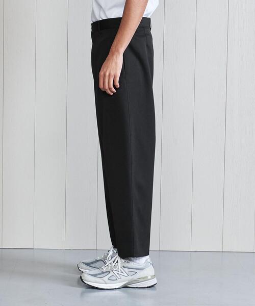 H BEAUTY&YOUTH UNITED ARROWS(エイチビューティーアンドユースユナイテッドアローズ)の「<H>WORSTED WIDE 8.5 LENGTH PANTS/パンツ(その他パンツ・メンズ・ダークグレー/ブラック・S/M/L)」の4枚目の写真