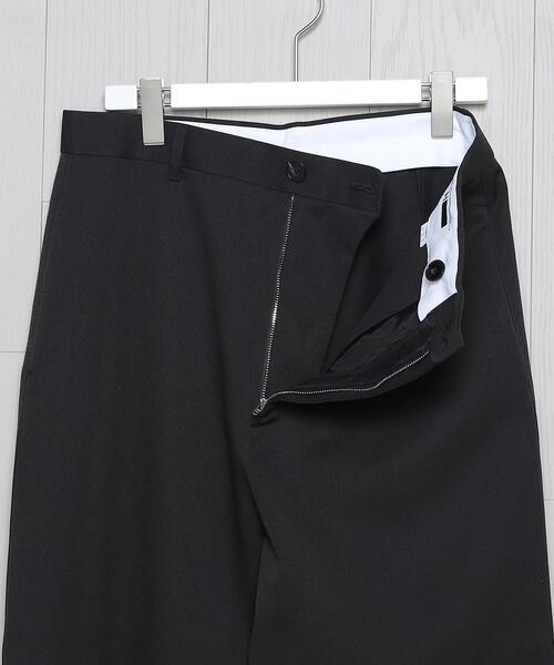 H BEAUTY&YOUTH UNITED ARROWS(エイチビューティーアンドユースユナイテッドアローズ)の「<H>WORSTED WIDE 8.5 LENGTH PANTS/パンツ(その他パンツ・メンズ・ダークグレー/ブラック・S/M/L)」の12枚目の写真