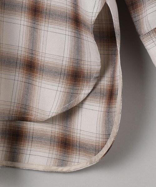 BEAUTY&YOUTH UNITED ARROWS（ビューティーアンドユースユナイテッドアローズ）の「BY レーヨンポリエステル バンドカラーシャツ -ウォッシャブル-◆（シャツ/ブラウス・レディース・オフホワイト/モカ/その他1・FREE）」の15枚目の写真