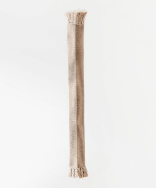 Fil Daraignee(フィルダレニエ)の「Fil Daraignee/big knit by color(ストール/ショール・レディース・ベージュ/ネイビー・FREE)」の6枚目の写真