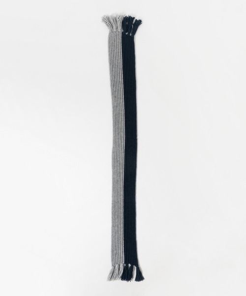 Fil Daraignee(フィルダレニエ)の「Fil Daraignee/big knit by color(ストール/ショール・レディース・ベージュ/ネイビー・FREE)」の3枚目の写真