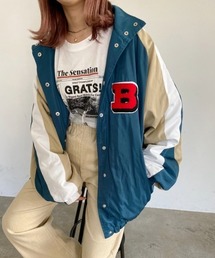 nemne store | イチョウが降る袖配色ブルゾン(ブルゾン)