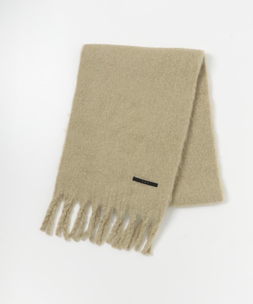 KBF(ケイビーエフ)の「BIGフリンジストール(ストール/ショール・レディース・ベージュ/アイボリー/グレー・ONE)」の8枚目の写真