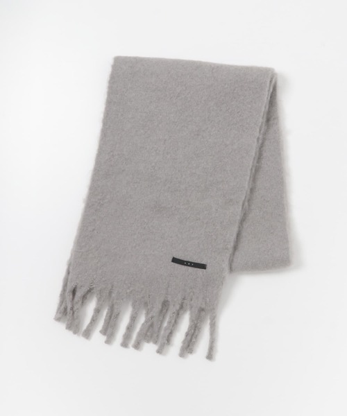 KBF(ケイビーエフ)の「BIGフリンジストール(ストール/ショール・レディース・ベージュ/アイボリー/グレー・ONE)」の9枚目の写真