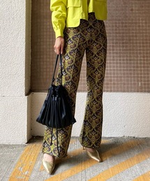 新品　WALLART LIKE JACQUARD KNIT PANTS　ネイビー WALLART LIKE JACQUARD KNIT PANTSを使った人気ファッション
