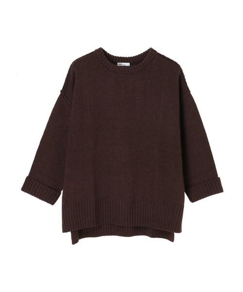 CRAFT STANDARD BOUTIQUE(クラフトスタンダードブティック)の「ゆったりニットプルオーバー *◇(ニット/セーター・レディース・ブラック/ネイビー/ブラウン/アイボリー/ボルドー/グリーン/マスタード・FREE)」の12枚目の写真