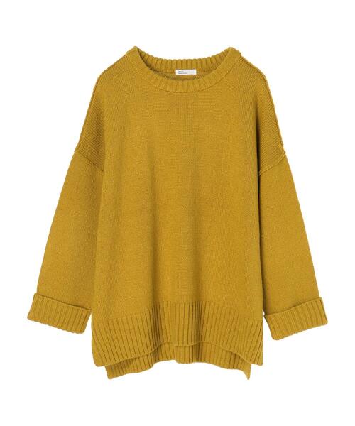 CRAFT STANDARD BOUTIQUE(クラフトスタンダードブティック)の「ゆったりニットプルオーバー *◇(ニット/セーター・レディース・ブラック/ネイビー/ブラウン/アイボリー/ボルドー/グリーン/マスタード・FREE)」の11枚目の写真