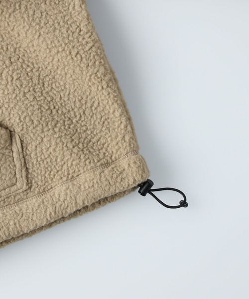 CONVERSE(コンバース)の「【CONVERSE】シープボアパーカー(パーカー・メンズ・ブラック/ベージュ/オフホワイト・M/L/XL)」の17枚目の写真