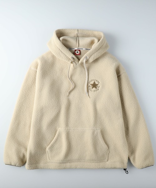 CONVERSE(コンバース)の「【CONVERSE】シープボアパーカー(パーカー・メンズ・ブラック/ベージュ/オフホワイト・M/L/XL)」の21枚目の写真