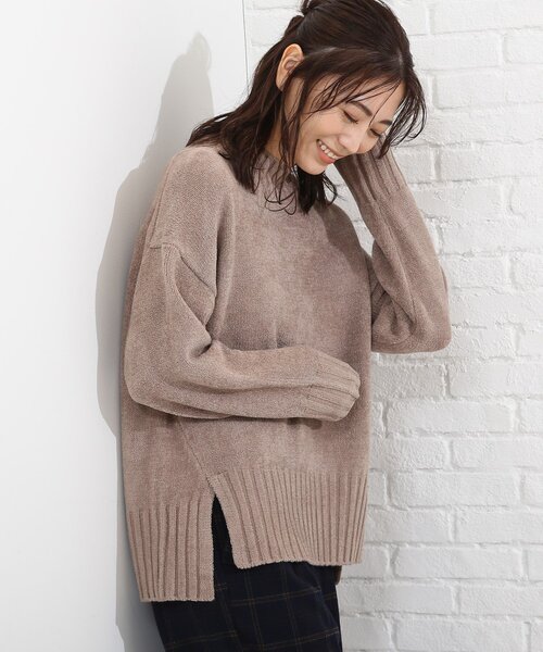 SHOO・LA・RUE（シューラルー）の「◆モールライクニット（ニット/セーター・レディース・オフホワイト/ライトグリーン/ブラウン系その他・02/03/04）」の3枚目の写真