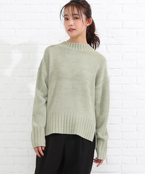 SHOO・LA・RUE（シューラルー）の「◆モールライクニット（ニット/セーター・レディース・オフホワイト/ライトグリーン/ブラウン系その他・02/03/04）」の4枚目の写真