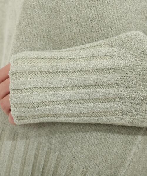 SHOO・LA・RUE（シューラルー）の「◆モールライクニット（ニット/セーター・レディース・オフホワイト/ライトグリーン/ブラウン系その他・02/03/04）」の14枚目の写真