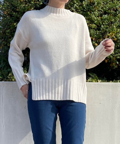 SHOO・LA・RUE（シューラルー）の「◆モールライクニット（ニット/セーター・レディース・オフホワイト/ライトグリーン/ブラウン系その他・02/03/04）」の5枚目の写真