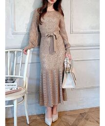 RESEXXY | モヘアライクニットワンピース(ワンピース)