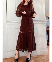 RESEXXY | モヘアライクニットワンピース(ワンピース)