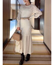 RESEXXY | モヘアライクニットワンピース(ワンピース)