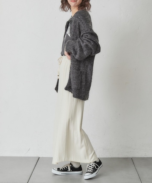 CIAOPANIC TYPY（チャオパニックティピー）の「ニットソーリブマーメイドスカート（スカート・レディース・ベージュ/ブルー/ブラック/オフホワイト・ONE SIZE）」の15枚目の写真