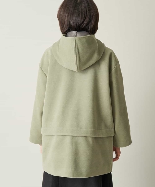 A de a.v.v（アードアー・ヴェ・ヴェ）の「（2WAY仕様）フェイクウールフーテッドコート（ブルゾン・レディース・ベージュ/カーキ・39）」の16枚目の写真