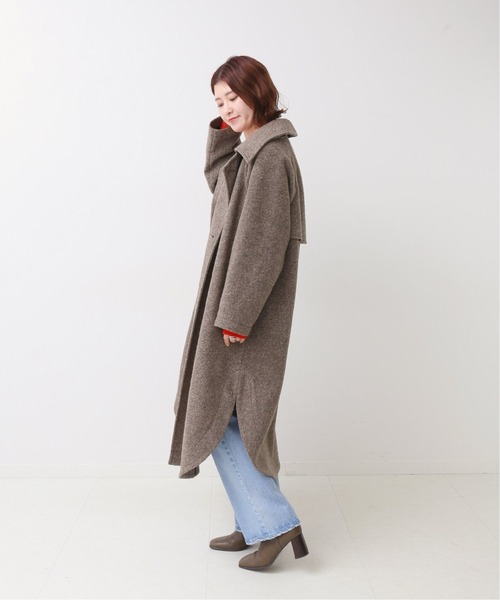 Wスライバーヘリンボーンボリュームコート Spick and Span Wスライバー