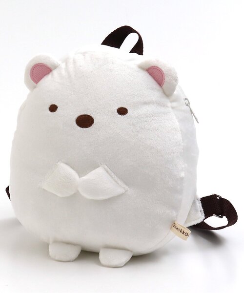 BREEZE（ブリーズ）の「WEB限定 すみっコぐらしベビーリュック（その他ベビー用品・キッズ・オフホワイト/ライム/ブルー・FREE）」の2枚目の写真