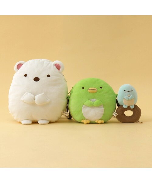 BREEZE（ブリーズ）の「WEB限定 すみっコぐらしベビーリュック（その他ベビー用品・キッズ・オフホワイト/ライム/ブルー・FREE）」の4枚目の写真