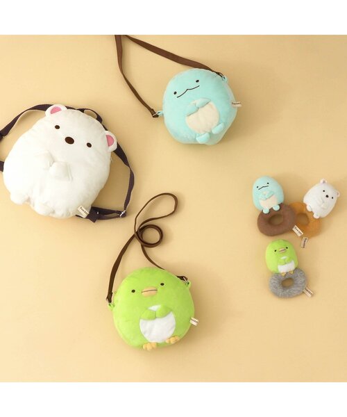 BREEZE（ブリーズ）の「WEB限定 すみっコぐらしベビーリュック（その他ベビー用品・キッズ・オフホワイト/ライム/ブルー・FREE）」の5枚目の写真