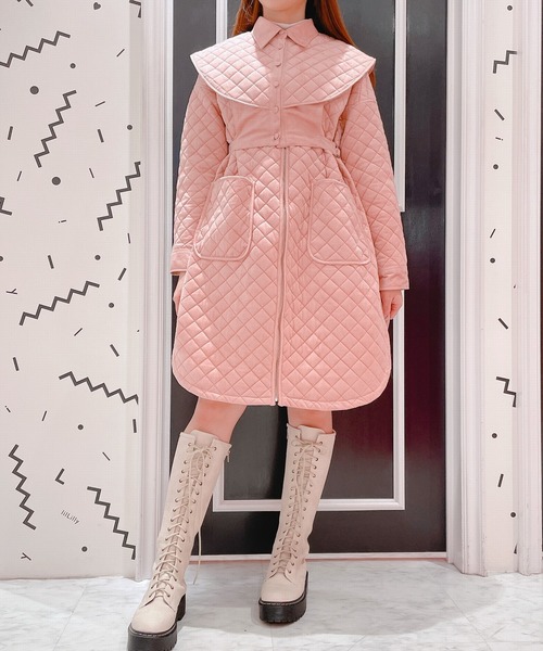 lilLilly（リルリリー）の「2WAYキルティングコート（その他アウター