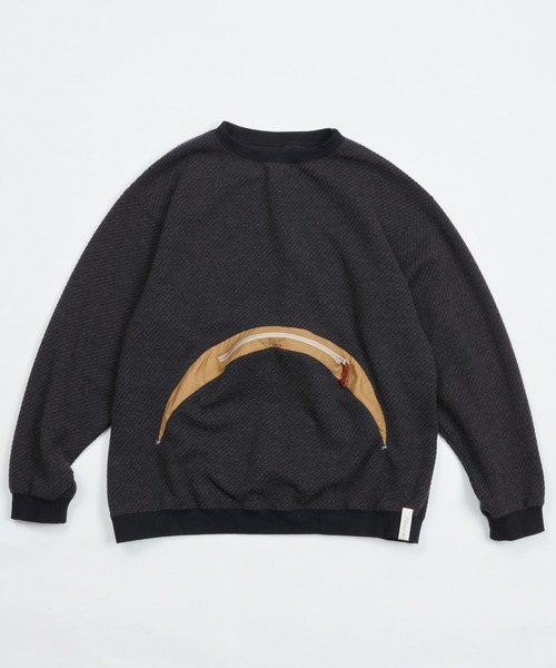 And A(アンドエー)の「AlexanderLeeChang アレキサンダーリーチャン / BIG TWILL CREW ビッグツイル クルーネックスウェット トレーナー / AC012201(スウェット・メンズ・グリーン/グレー/チャコール・2/3)」の13枚目の写真