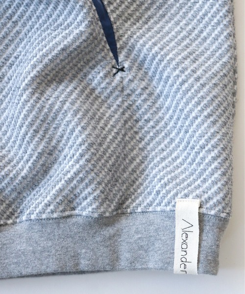 And A(アンドエー)の「AlexanderLeeChang アレキサンダーリーチャン / BIG TWILL CREW ビッグツイル クルーネックスウェット トレーナー / AC012201(スウェット・メンズ・グリーン/グレー/チャコール・2/3)」の11枚目の写真