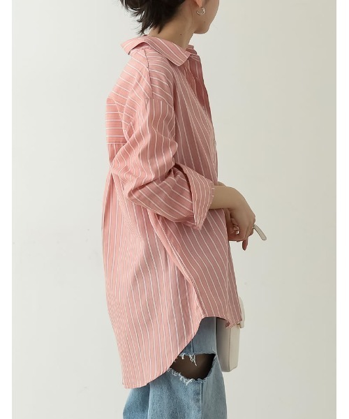 ランダムストライプシャツ