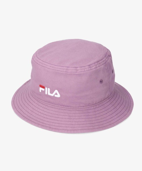 FILA（フィラ）の「FILA OC.TWILL BUCKET（ハット・メンズ・ホワイト/ブラック/ネイビー/マスタード/ダークパープル/ベージュ/ピンク/ブラウン/オレンジ・58cm）」の6枚目の写真