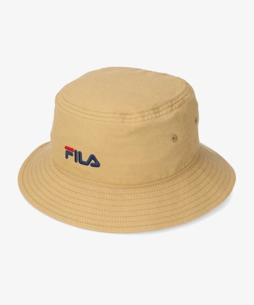 FILA（フィラ）の「FILA OC.TWILL BUCKET（ハット・メンズ・ホワイト/ブラック/ネイビー/マスタード/ダークパープル/ベージュ/ピンク/ブラウン/オレンジ・58cm）」の7枚目の写真