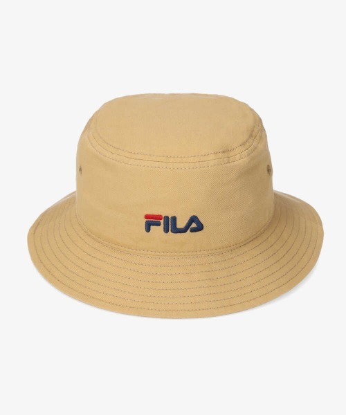 FILA（フィラ）の「FILA OC.TWILL BUCKET（ハット・メンズ・ホワイト/ブラック/ネイビー/マスタード/ダークパープル/ベージュ/ピンク/ブラウン/オレンジ・58cm）」の14枚目の写真