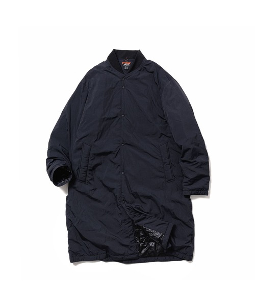NANGA(ナンガ)の「RIB COLLAR SOFT DOWN COAT/リブカラー ソフトダウンコート(ダウンジャケット/コート・メンズ・ブラック/ベージュ/カーキ/ネイビー/グレー/セージグリーン/グリーン/イエロー・L/M/S/XL/2XL)」の15枚目の写真