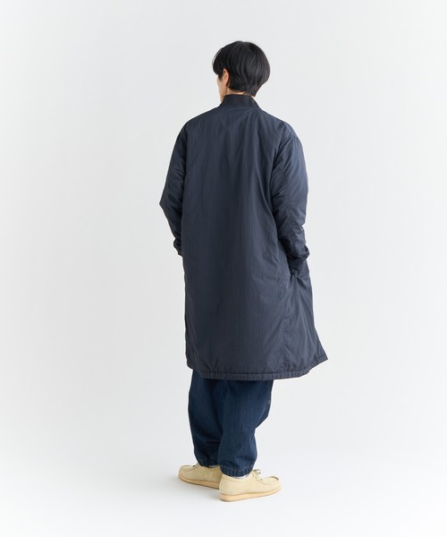 NANGA(ナンガ)の「RIB COLLAR SOFT DOWN COAT/リブカラー ソフトダウンコート(ダウンジャケット/コート・メンズ・ブラック/ベージュ/カーキ/ネイビー/グレー/セージグリーン/グリーン/イエロー・L/M/S/XL/2XL)」の14枚目の写真