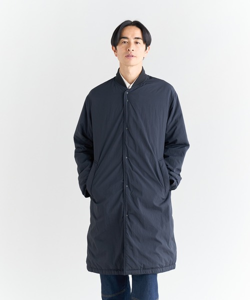 NANGA(ナンガ)の「RIB COLLAR SOFT DOWN COAT/リブカラー ソフトダウンコート(ダウンジャケット/コート・メンズ・ブラック/ベージュ/カーキ/ネイビー/グレー/セージグリーン/グリーン/イエロー・L/M/S/XL/2XL)」の16枚目の写真