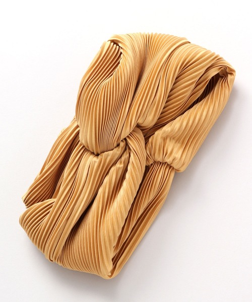 チャイハネ（チャイハネ）の「【チャイハネ】カミーロヘアバンド（ヘアバンド・レディース・ホワイト/ブラック/イエロー・FREE）」の3枚目の写真