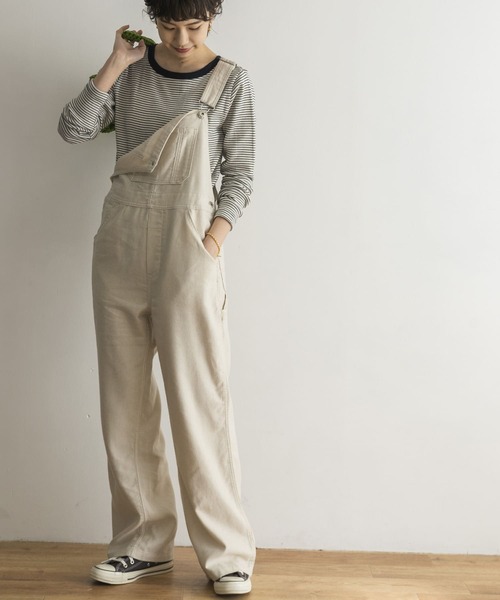 URBAN RESEARCH(アーバンリサーチ)の「セミフレアオーバーオール(サロペット/オーバーオール・レディース・ブラック/ホワイト系その他・38/36)」の11枚目の写真