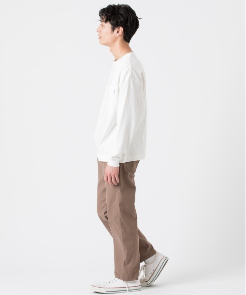 PARROTT CANVAS(パロットキャンバス)の「PARROTT CANVAS/パロットキャンバス フリスコイージーパンツ(その他パンツ・レディース・ネイビー/ネイビー系/キナリ/グリーン/モカ/イエロー/ブルー・M/L/S)」の4枚目の写真
